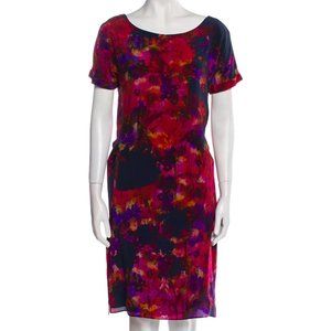 Erdem silk watercolor dress small